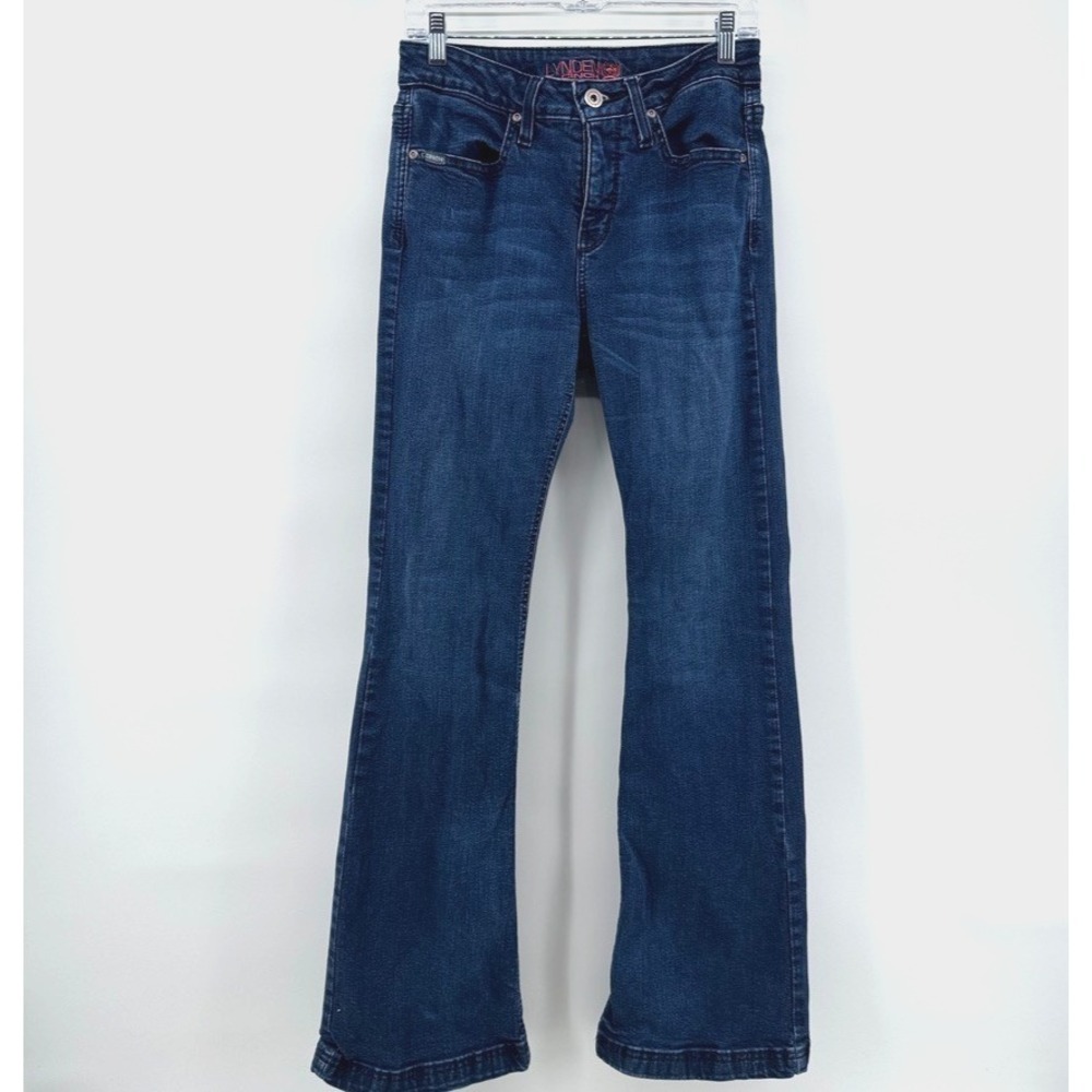 Cinch Lynden Jeans Womens 28/5 Reg Western Flare Bootcut Blue Stretch 30x32.5